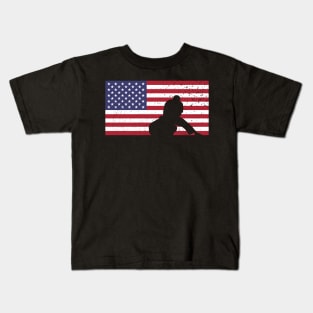 American Flag Brazilian Jiu-Jitsu Kids T-Shirt